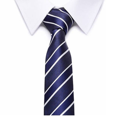 Gravata Listrada Azul