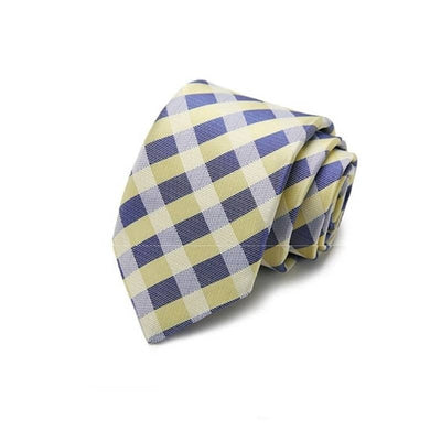 Gravata Amarela E Azul