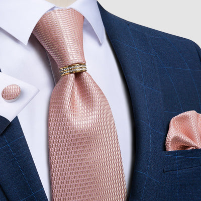 Gravata De Seda Rosa