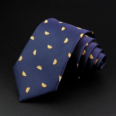 Gravata De Frutas Laranja