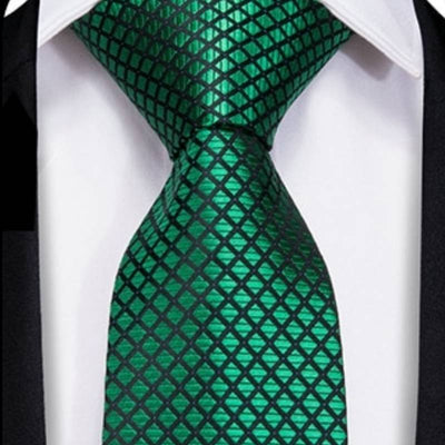 Gravata Preta E Verde