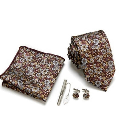 Gravata Floral Masculina