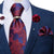 Gravata Paisley Azul