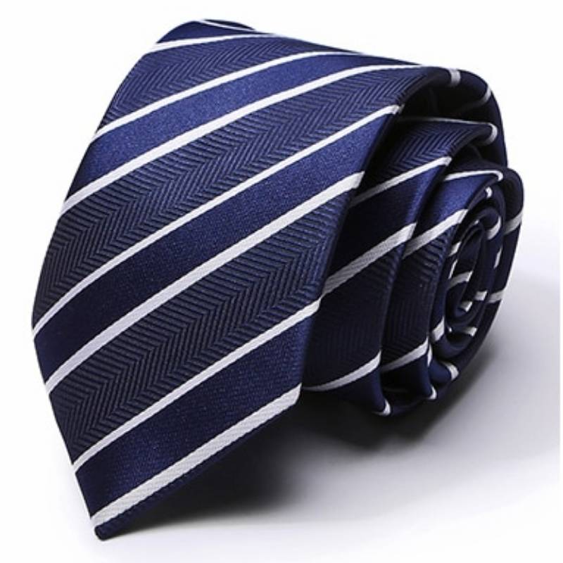 Gravata Listrada Azul