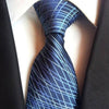Gravata Azul Com Mini Listras