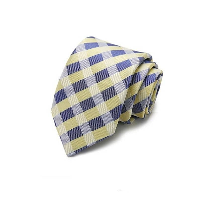 Gravata Amarela E Azul