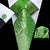 Gravata Verde Claro Estampada