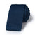 Gravata De Tricô Azul Marinho