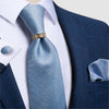 Gravata Azul Cinza