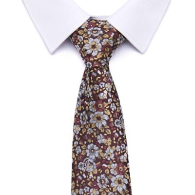 Gravata Floral Masculina