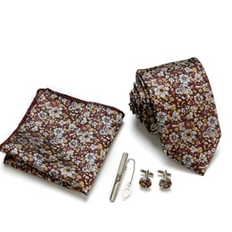 Gravata Floral Masculina