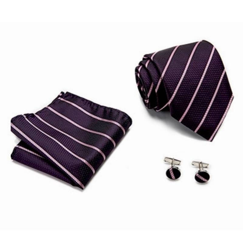 Gravata De Seda Roxa