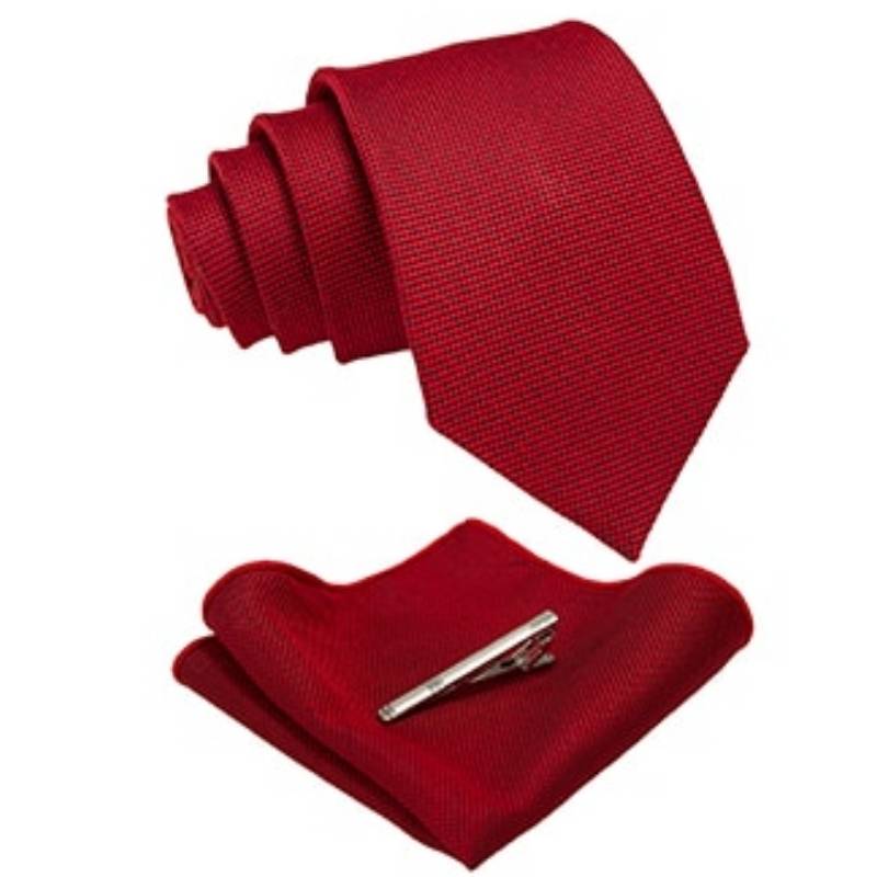 Gravata De Lã Vermelha