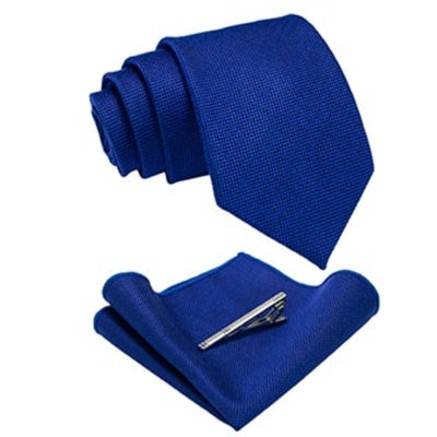 Gravata De Lã Azul