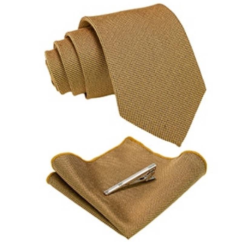 Gravata De Lã Camelo