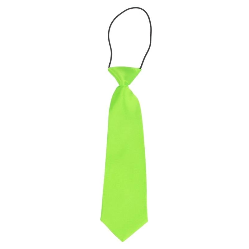 Gravata Infantil Verde Neon